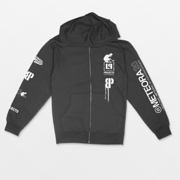 Linking Park X Brooklyn Projects Zipper Hoodie Sz L - Picture 2 of 4